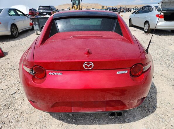 JM1NDAM71H0105455 2017 MAZDA MX-5 Red Rear view