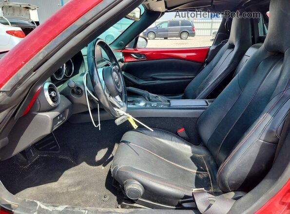 JM1NDAM71H0105455 2017 MAZDA MX-5 Red Front interior view