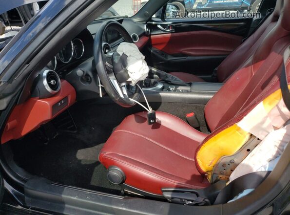 JM1NDAM71L0414223 2020 MAZDA MX-5 Black Widok wnętrza z przodu