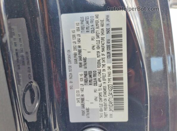 JM1NDAM71L0414223 2020 MAZDA MX-5 Black Widok komory silnika
