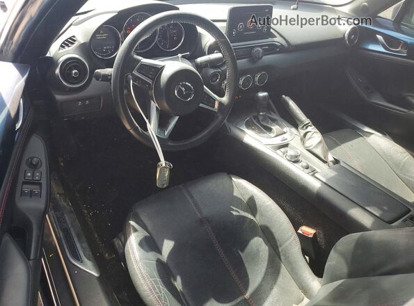 JM1NDAM72K0307597 2019 MAZDA MX-5 Blue წინა პანელის ხედი