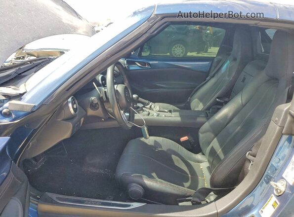 JM1NDAM72K0307597 2019 MAZDA MX-5 Blue წინა სალონის ხედი