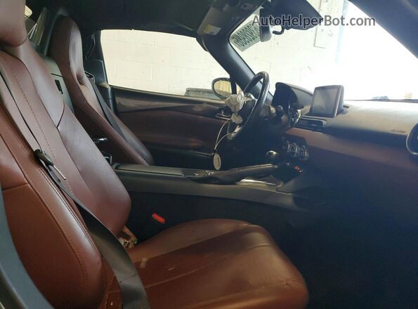 JM1NDAM73H0100984 2017 MAZDA MX-5 Gray Widok tylnych siedzeń