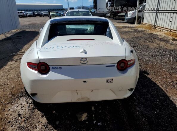 JM1NDAM75R0600422 2024 MAZDA MX-5 White Widok z tyłu