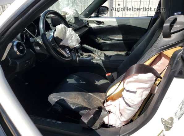 JM1NDAM75R0600422 2024 MAZDA MX-5 White Widok wnętrza z przodu