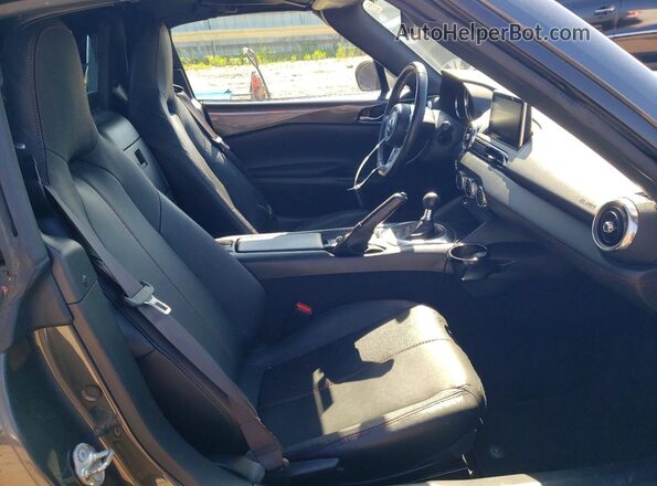 JM1NDAM77H0107761 2017 MAZDA MX-5 Gray Widok tylnych siedzeń
