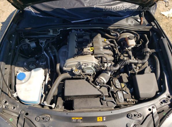 JM1NDAM77H0107761 2017 MAZDA MX-5 Gray Widok wnętrza z tyłu