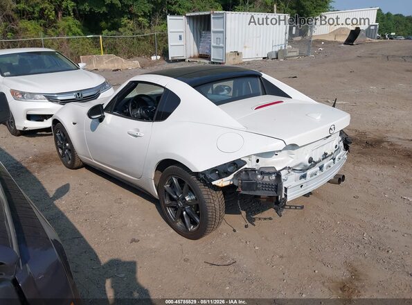 JM1NDAM78M0457135 2021 MAZDA MX-5 MIATA RF Белый Задняя левая четверть