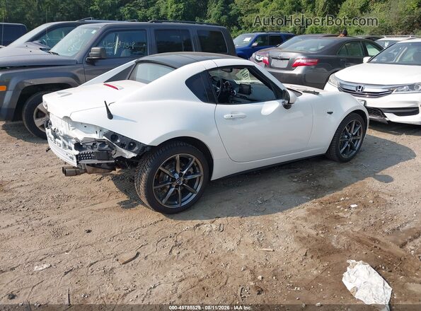 JM1NDAM78M0457135 2021 MAZDA MX-5 MIATA RF Белый Задняя правая четверть