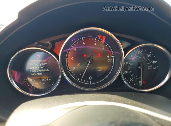 JM1NDAM78R0607705 2024 MAZDA MX-5 Gray ხელსაწყოთა პანელის ხედი
