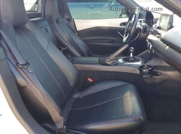 JM1NDAM79K0302932 2019 MAZDA MX-5 White Vista de los asientos traseros