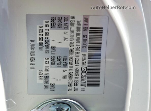 JM1NDAM79K0302932 2019 MAZDA MX-5 White Vista del compartimento del motor