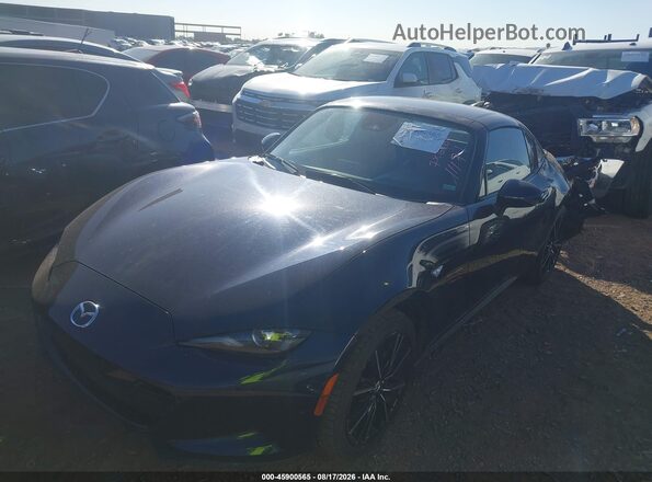 JM1NDAM7XS0651162 2025 MAZDA MX-5 MIATA RF Blue Առջևի ձախ երեք քառորդ տեսարան