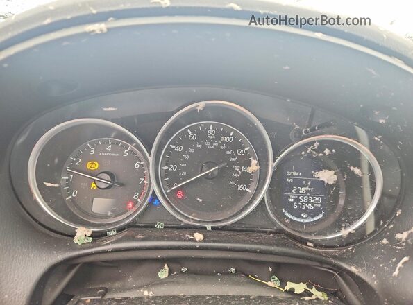 JM3KE2BEXG0631581 2016 MAZDA CX-5 Gray Widok zestawu wskaźników