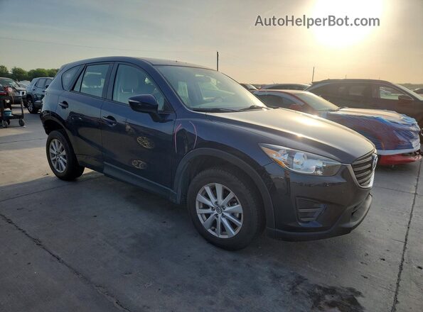 JM3KE2BY0G0867022 2016 MAZDA CX-5 Blue Delantero derecho