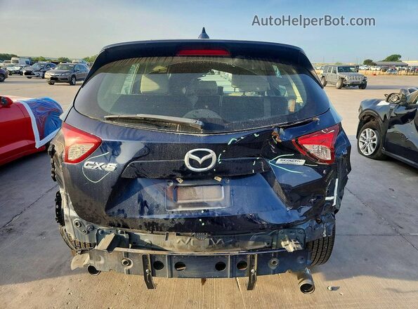 JM3KE2BY0G0867022 2016 MAZDA CX-5 Blue Vista trasera