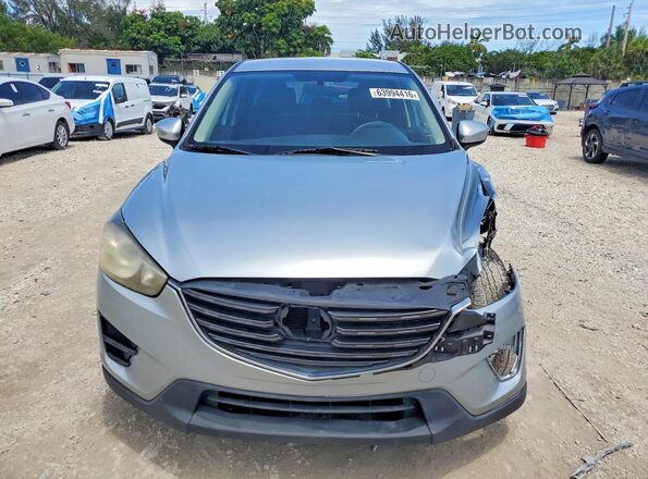 JM3KE2BY1G0636226 2016 MAZDA CX-5 Gray Front view