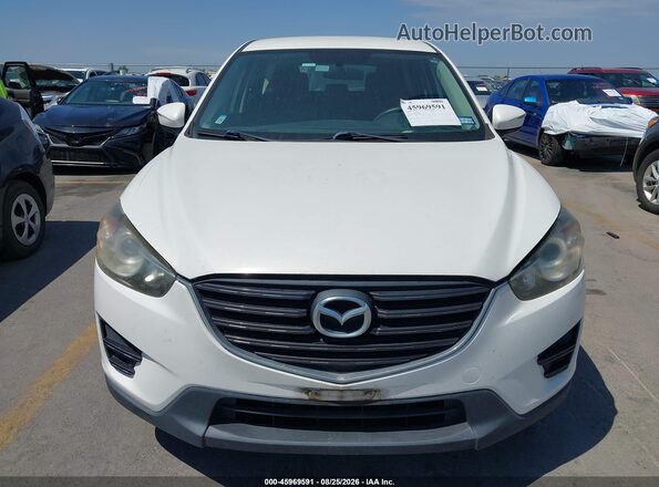 JM3KE2BY3G0660673 2016 MAZDA CX-5 White Widok z przodu