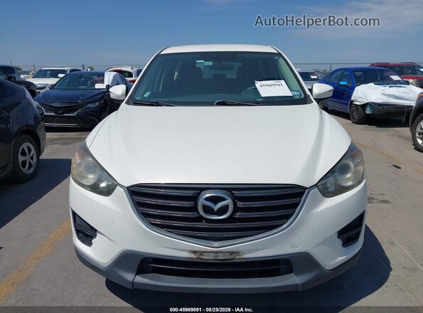 JM3KE2BY3G0660673 2016 MAZDA CX-5 White Widok zestawu wskaźników