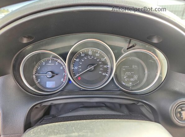 JM3KE2BY4G0681418 2016 MAZDA CX-5 White Instrument cluster view