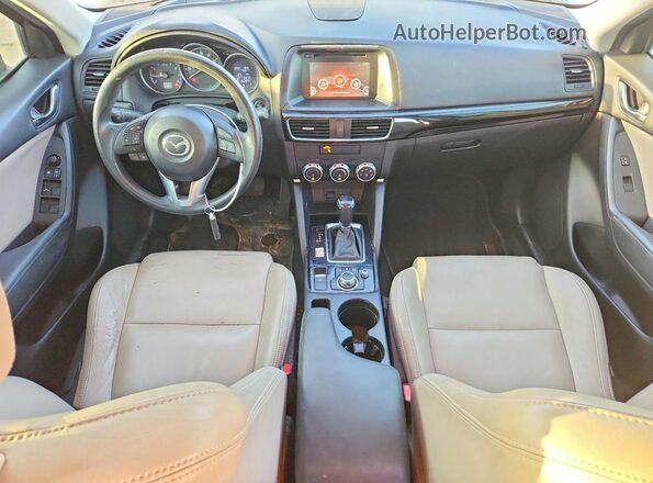 JM3KE2BY6G0639428 2016 MAZDA CX-5 Gray Вид щитка приладів