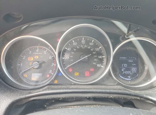 JM3KE2BY6G0736287 2016 MAZDA CX-5 Black Вид щитка приладів