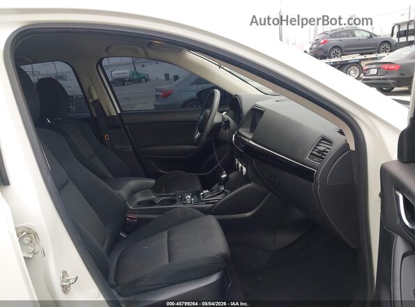 JM3KE2BY7G0628163 2016 MAZDA CX-5 White წინა სალონის ხედი
