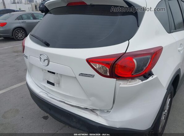 JM3KE2BY7G0628163 2016 MAZDA CX-5 White ხელსაწყოთა პანელის ხედი
