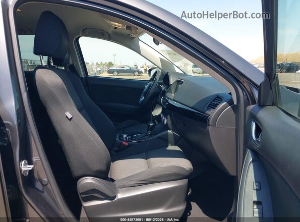 JM3KE2BY7G0763675 2016 MAZDA CX-5 Gray Widok wnętrza z przodu
