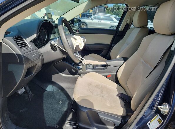JM3KE2BY8G0842918 2016 MAZDA CX-5 Blue Front interior view