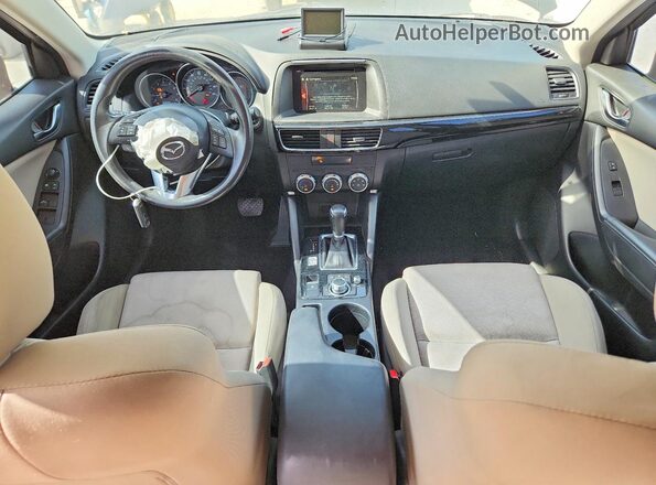 JM3KE2BY8G0842918 2016 MAZDA CX-5 Blue Dashboard view