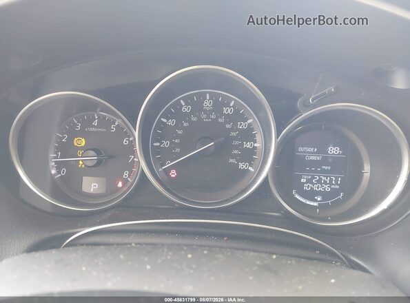 JM3KE2BY9G0758946 2016 MAZDA CX-5 Gray უკანა სავარძლების ხედი
