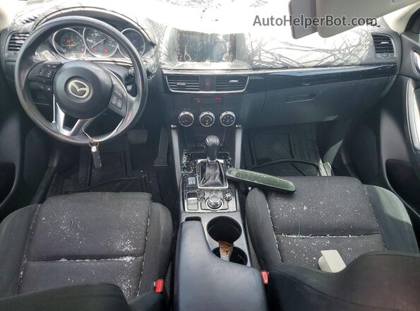 JM3KE2BY9G0846220 2016 MAZDA CX-5 Gray Вид панелі приладів