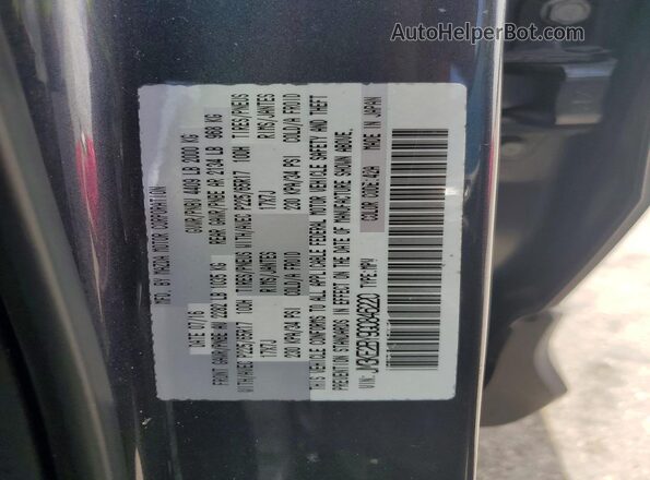 JM3KE2BY9G0846220 2016 MAZDA CX-5 Gray Вид наклейки з VIN-кодом