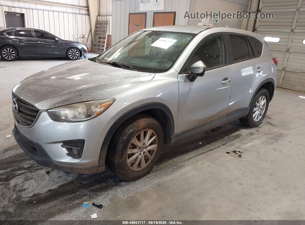 JM3KE2CY1G0635088 2016 MAZDA CX-5 Silver Передня ліва чверть