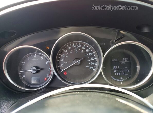 JM3KE2CY2G0777126 2016 MAZDA CX-5 Красный Вид щитка приборов