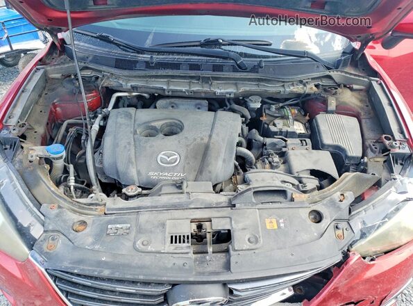 JM3KE2CY2G0777126 2016 MAZDA CX-5 Красный Вид задней части салона
