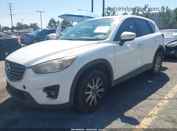 JM3KE2CY4G0688464 2016 MAZDA CX-5 White Առջևի ձախ երեք քառորդ տեսարան