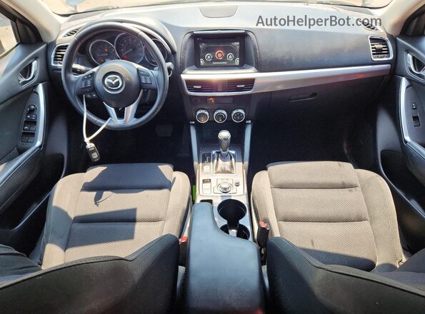 JM3KE2CY4G0690070 2016 MAZDA CX-5 Gray Dashboard view