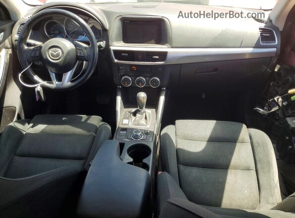 JM3KE2CY4G0778827 2016 MAZDA CX-5 Red Widok deski rozdzielczej