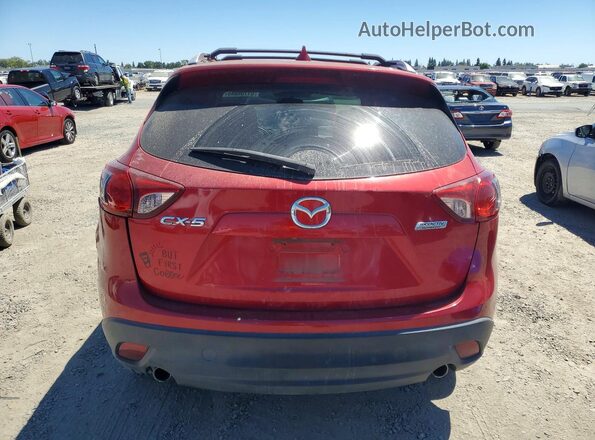 JM3KE2CY4G0778827 2016 MAZDA CX-5 Red Widok z tyłu
