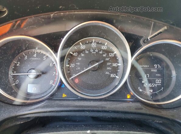 JM3KE2CY4G0778827 2016 MAZDA CX-5 Red Widok zestawu wskaźników