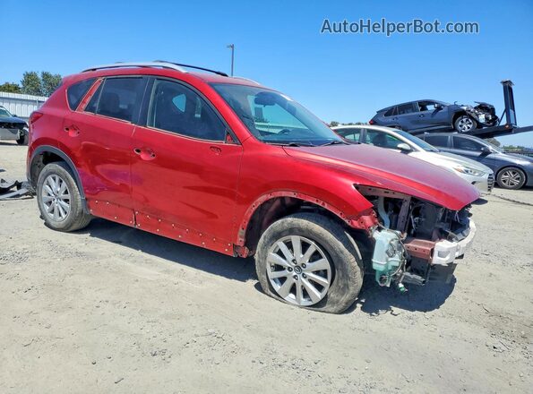 JM3KE2CY4G0778827 2016 MAZDA CX-5 Red Przód prawy