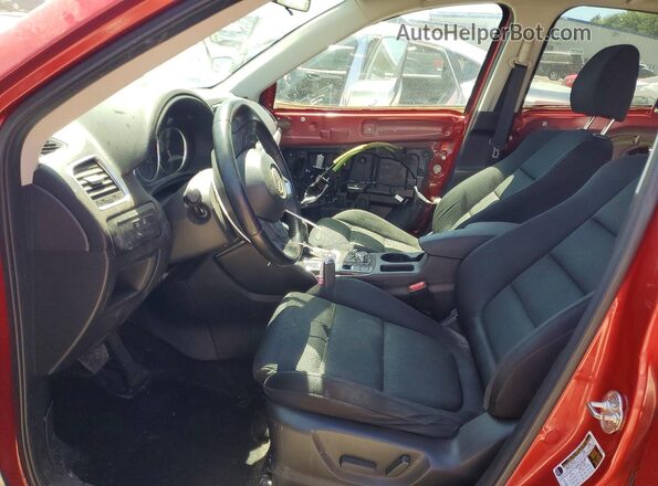 JM3KE2CY4G0778827 2016 MAZDA CX-5 Red Widok wnętrza z przodu