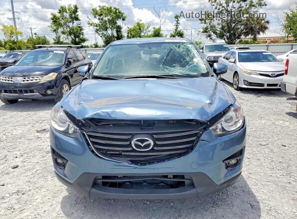 JM3KE2CY4G0842462 2016 MAZDA CX-5 Blue წინა ხედი