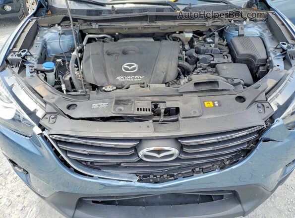 JM3KE2CY4G0842462 2016 MAZDA CX-5 Blue ძრავის განყოფილების ხედი