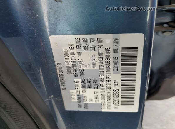 JM3KE2CY4G0842462 2016 MAZDA CX-5 Blue VIN კოდის სტიკერის ხედი