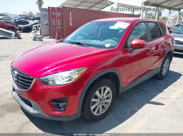 JM3KE2CY5G0803444 2016 MAZDA CX-5 Red Przód lewy
