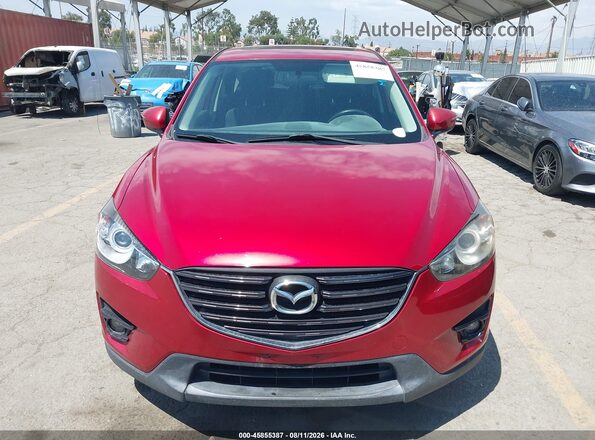 JM3KE2CY5G0803444 2016 MAZDA CX-5 Red Widok zestawu wskaźników