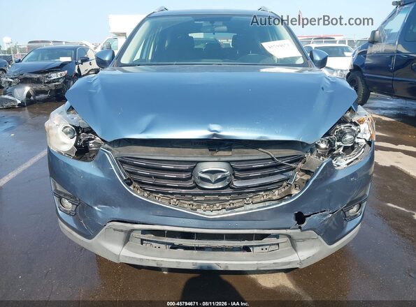 JM3KE2CY6G0628315 2016 MAZDA CX-5 Blue Front view